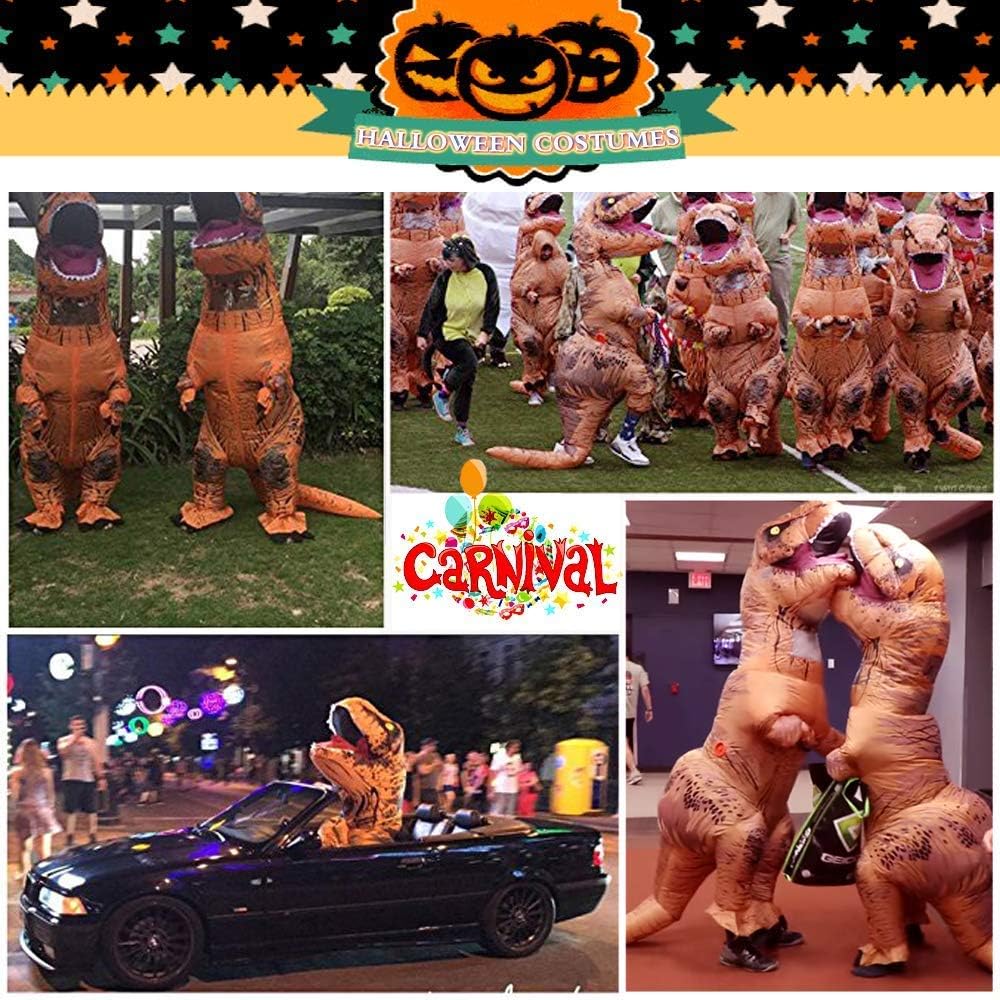 Inflatable Dinosaur Costume Dinosaur Costumes for Adult T-rex Inflatable Costumes Adult for Halloween Christmas - Image 3
