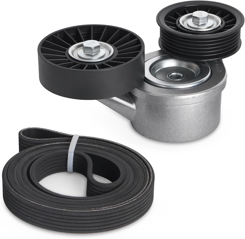 Kit tensionador da correia e correia serpentina Riyhch 39120 K060882 para Jeep Liberty e Dodge Nitro 3.7L V6