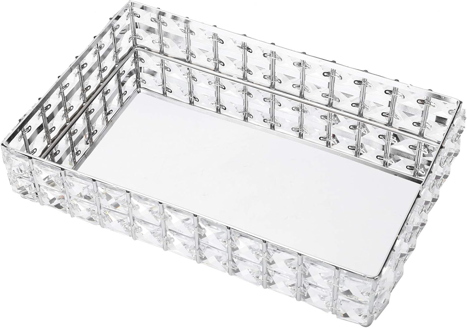 Redxiao Crystal TrayCosmetic TrayJewelry TrayBeverage