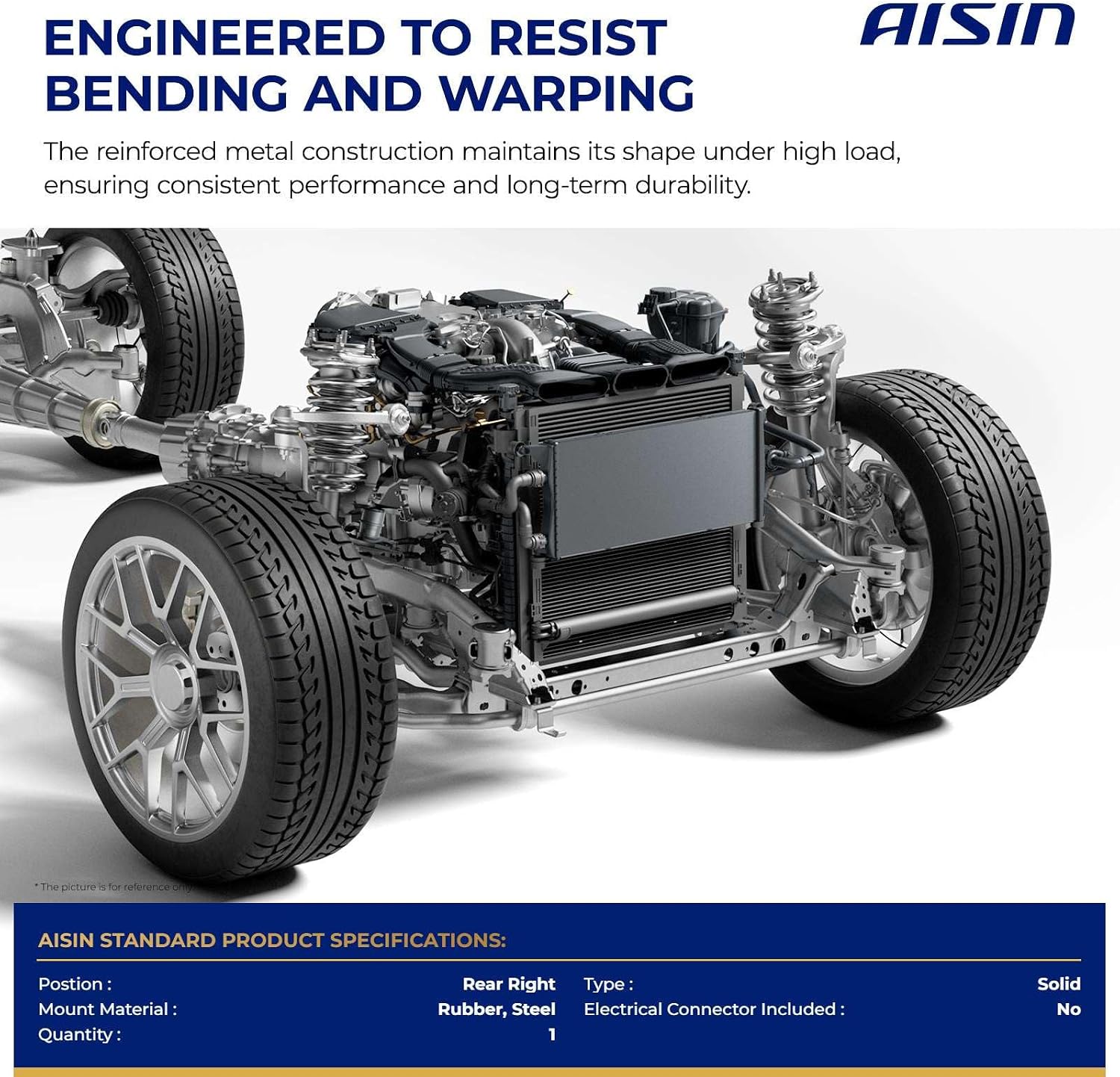 AISIN AFTERMARKET EMTT-00557 Rear Right Engine Torque Strut Mount