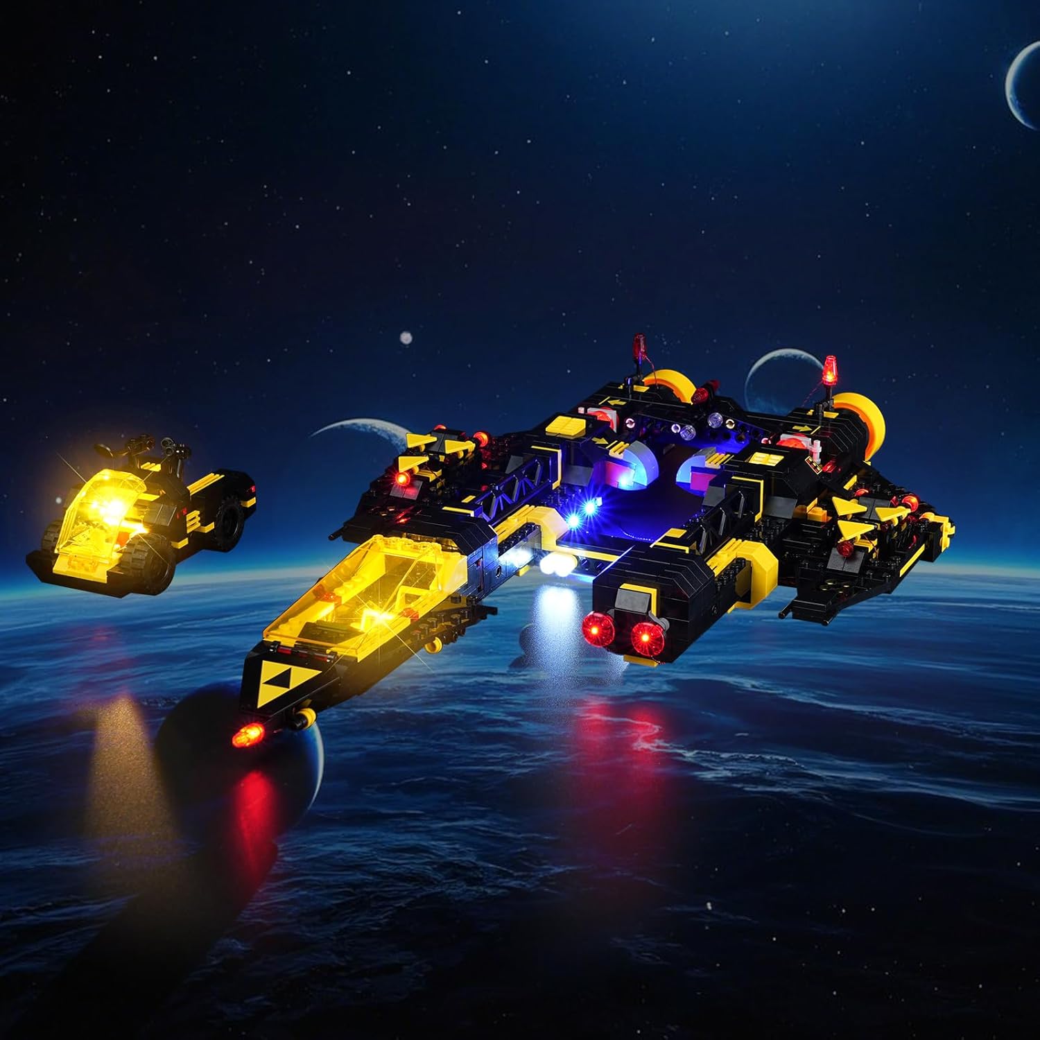 LED Light Kit for Lego Blacktron Renegade 10355 – Creative Light Set, Lights Only, No Models