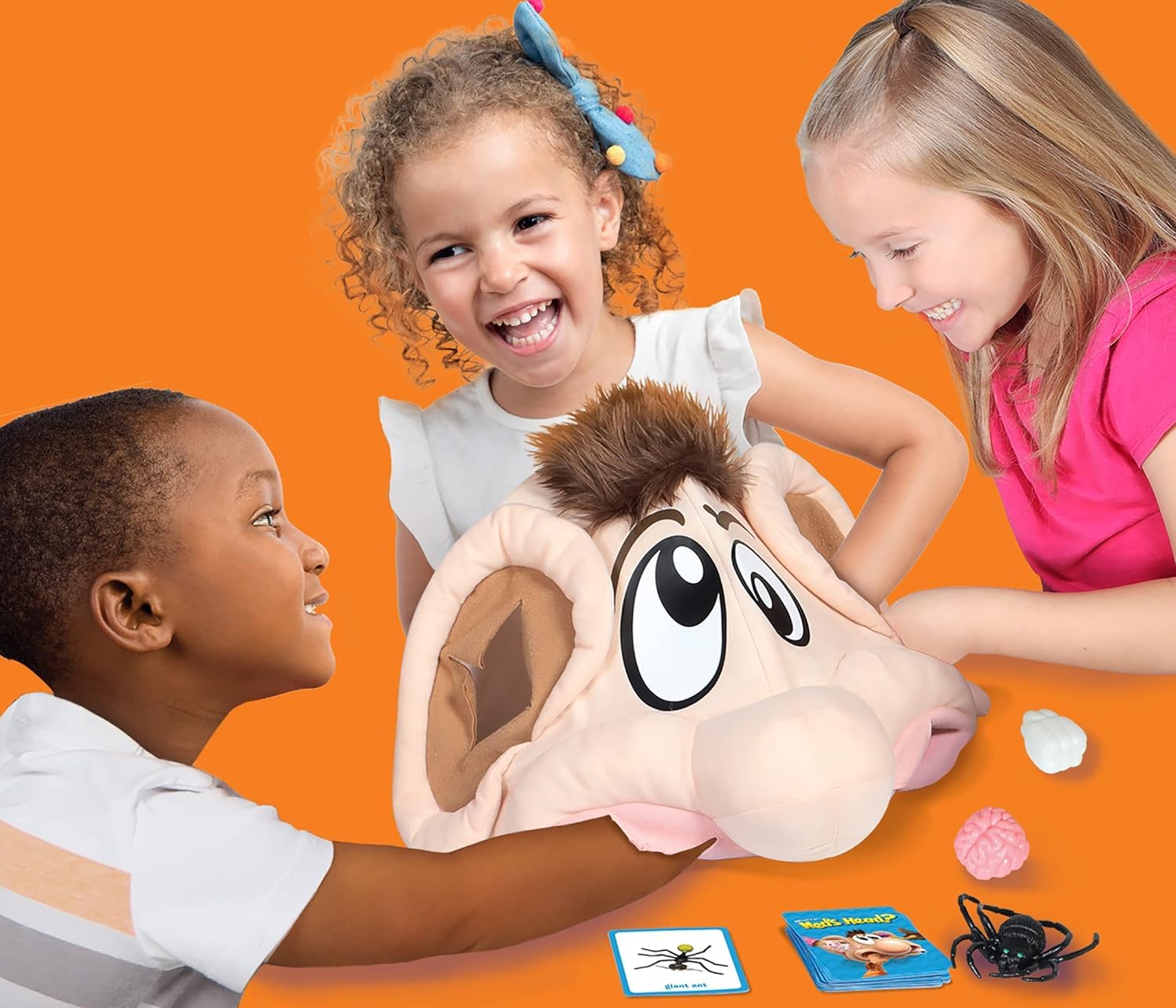 TETE D'ED - Jeu de Société Interactif pour Enfants dès 3 Ans - Jeu Amusant et Dégoutant - Pas Besoin de Savoir Lire - Rires Garantis - Jeu d'Ambiance Familial - 2 à 4 Joueurs