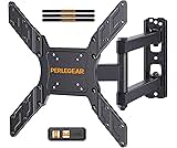 Perlegear Soporte TV de Pared Pantallas de 26-60 Pulgadas, Articulado Inclinable y Giratorio, hasta 45 kg, MAX VESA 400x400mm