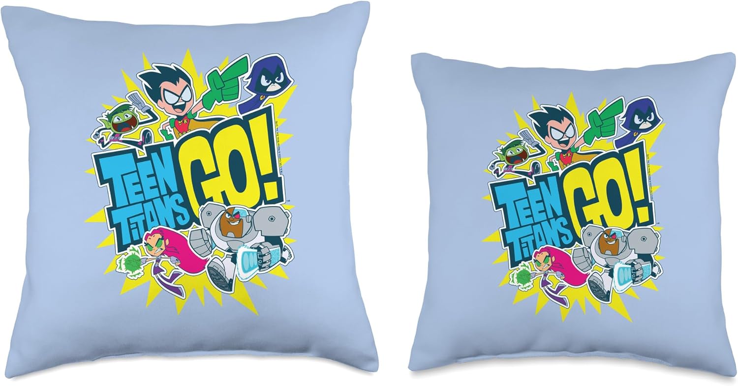 Teen Titans Go! Team Throw Pillow