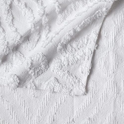 Miniatura 5 de Beatrice Home Fashions - Colcha de felpilla de anillos de boda.