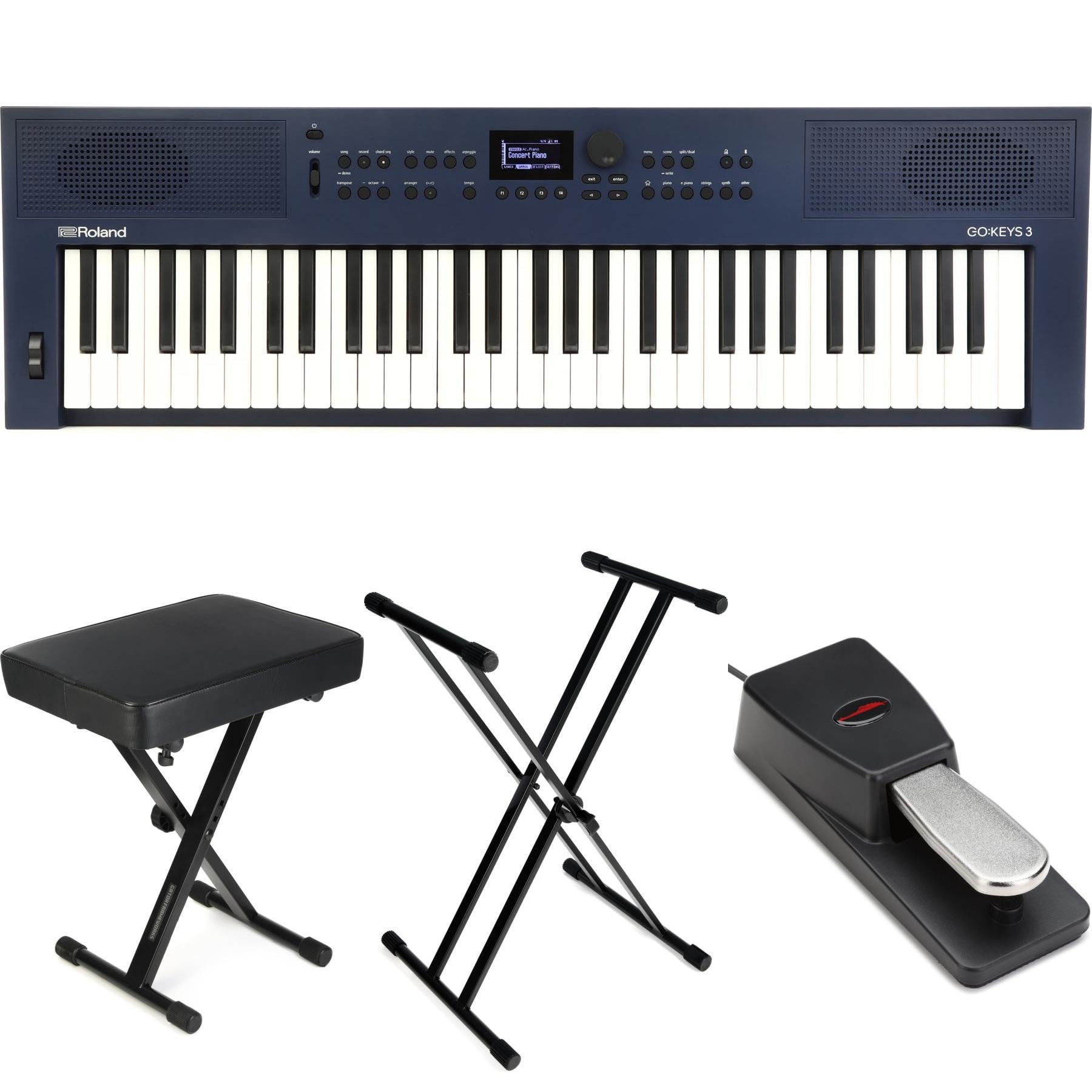 Roland GO:KEYS 3 61鍵 midnight blue Roland GO:KEYS 3 Music Creation Keyboard Midnight Blue