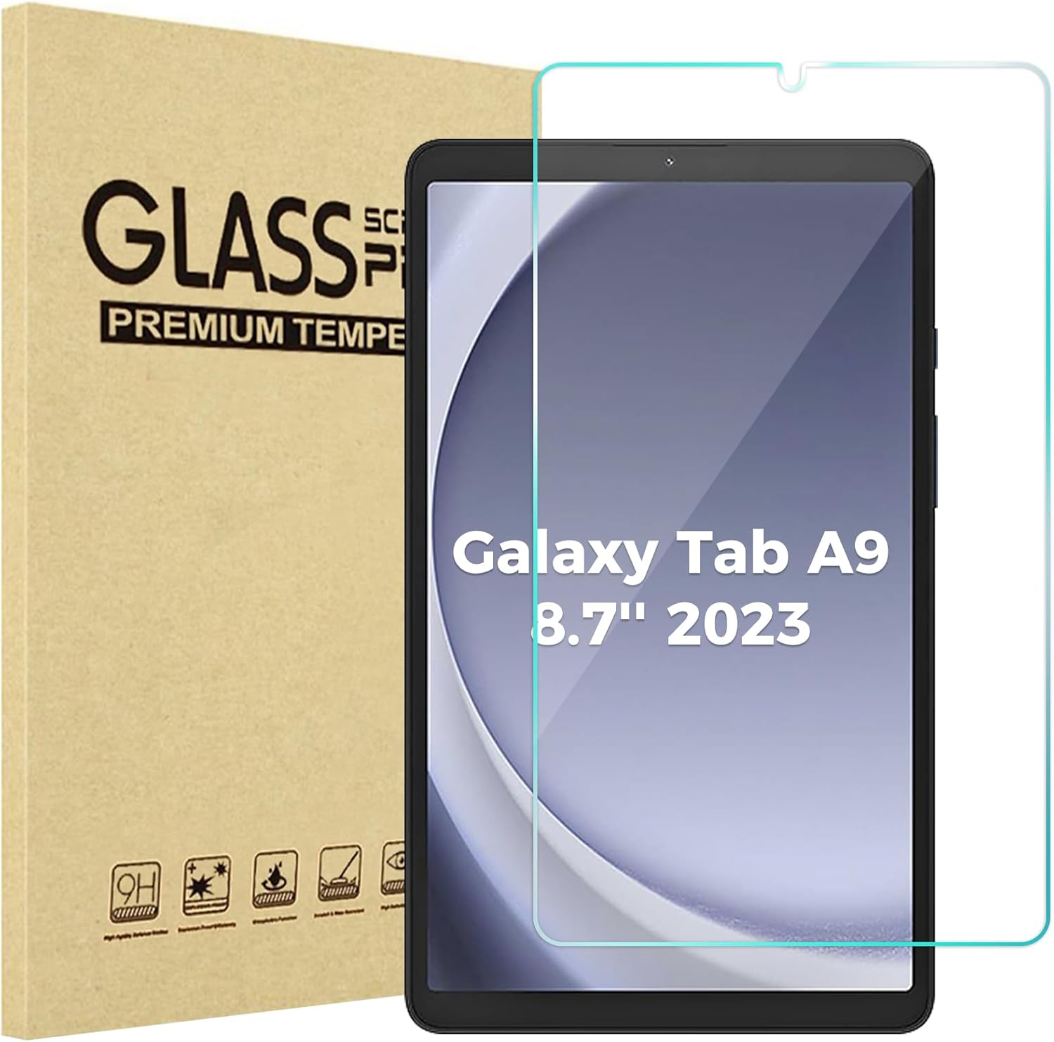 JETech Coque Clair Pour Samsung Galaxy Tab S10 Lite/S10 FE/S9 FE 10,9 Pouces, Étui Housse Transparente Fine Avec Dos En PC Dur Et TPU Souple, Supporte Le Chargement Sans Fil S Pen