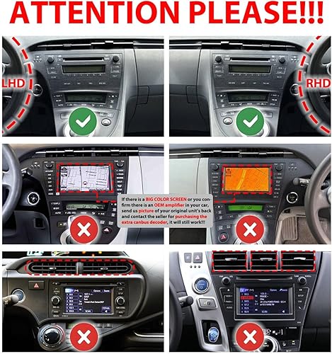 Miniatura 2 de Kunfine Coche Android Navegación Estéreo GPS Radio Reverse Cámara Pantalla 9 "IPS Pantalla Táctil Headunit Tablet Pad Media Player para Toyota Prius