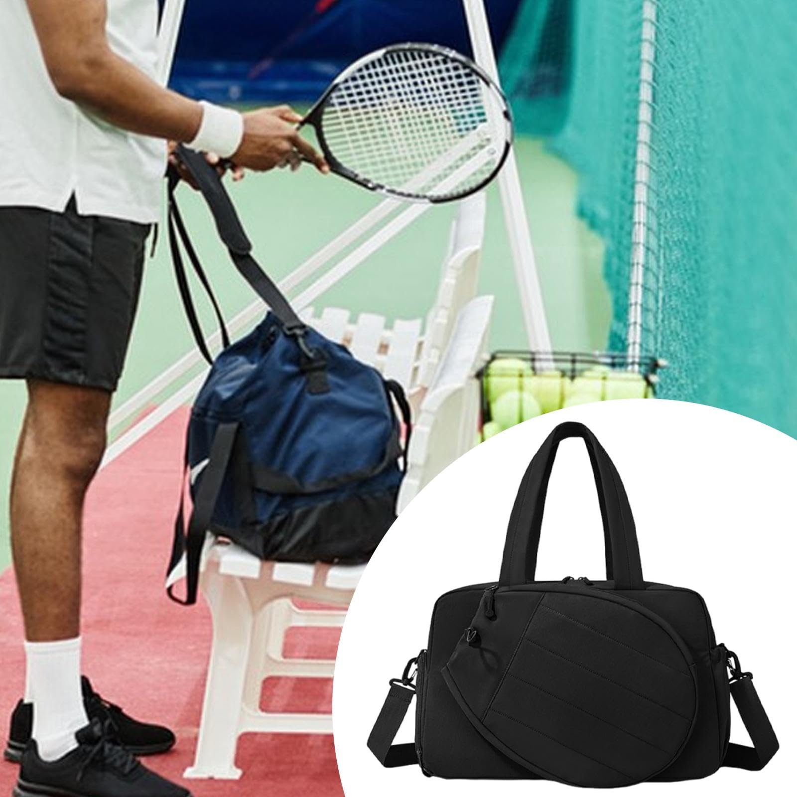Bolsa de Gimnasio para Zapatillas de Tenis, Bolsa Deportiva Impermeable, Organizador de Gimnasio para Escapadas, Bolsa de Viaje Liger