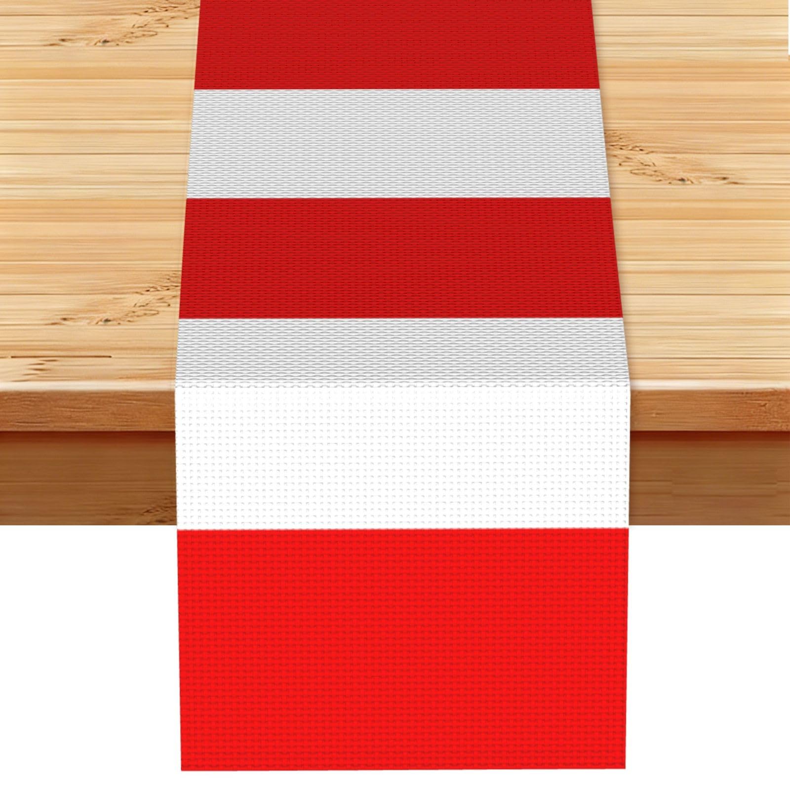 Flag of Hesse Print Table Runner World Cup-Themed Dining Table Decor for Coffee Dining Table and More