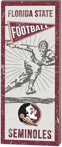 KH deportes ventilador 7"x 18" Florida State Seminoles Vintage Player
