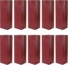 10 Bottle Gift Bags for Wine, Sparkling Wine and Champagne 40 x 12 x 9 cm Choice of Designs Available