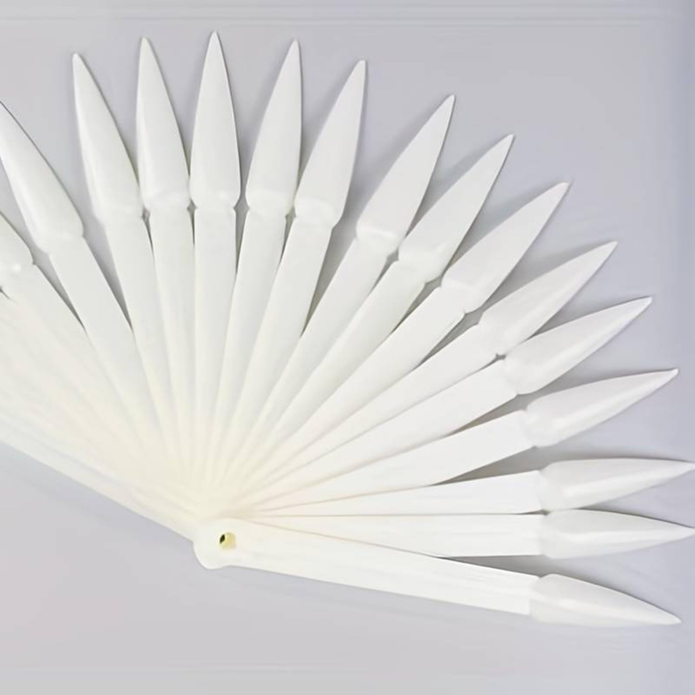 Trendy Look Nail Tips Display Board for Nail Art Design Pattern Practice and Swatch Nail Polish Colors Nail Demo Point 50 Pcs