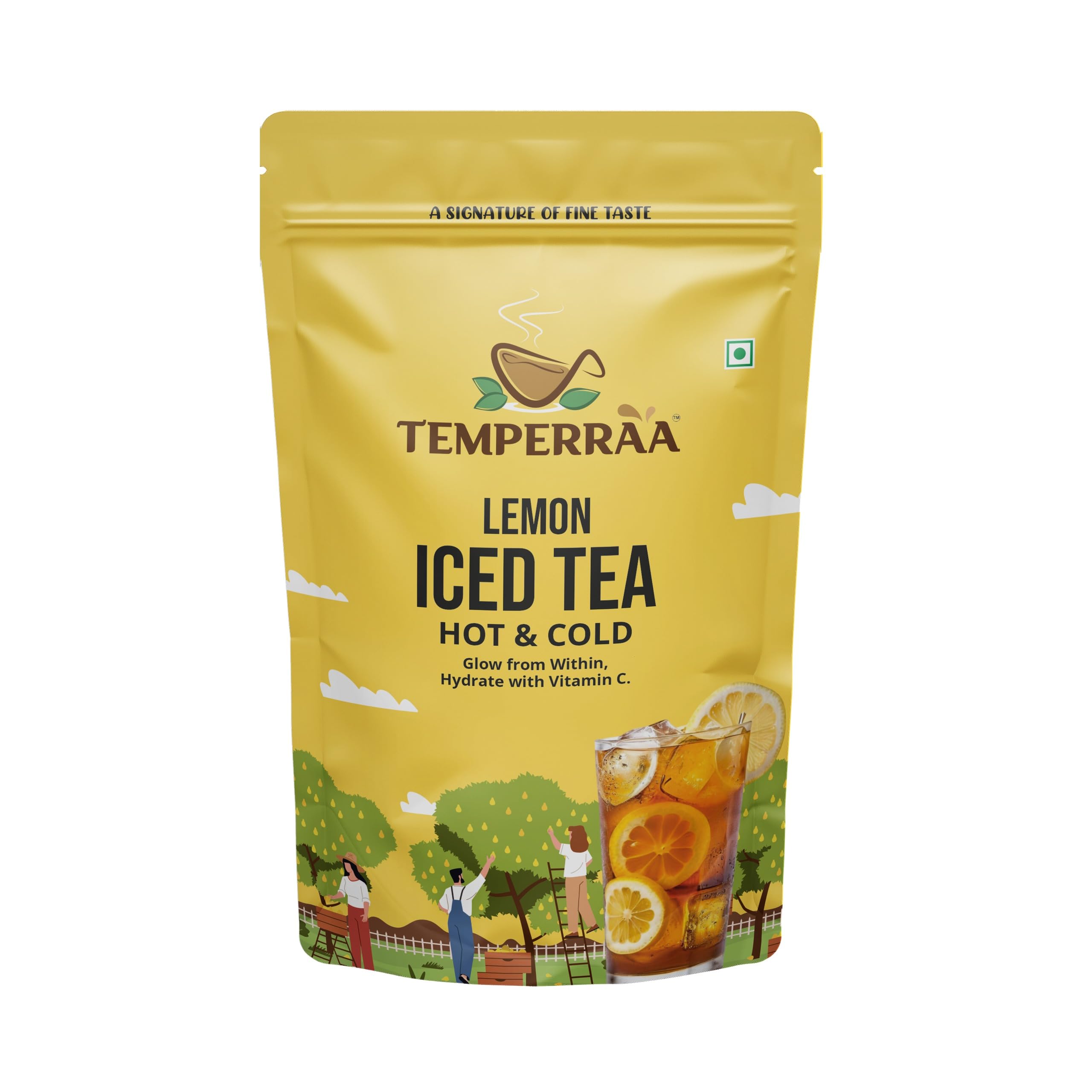 Temperraa Lemon Iced Tea Premix Powder | Just Add Chilled Water | Instant Refreshing Lemon Drink | Ready in Seconds | Vitamin C Enriched-image-16