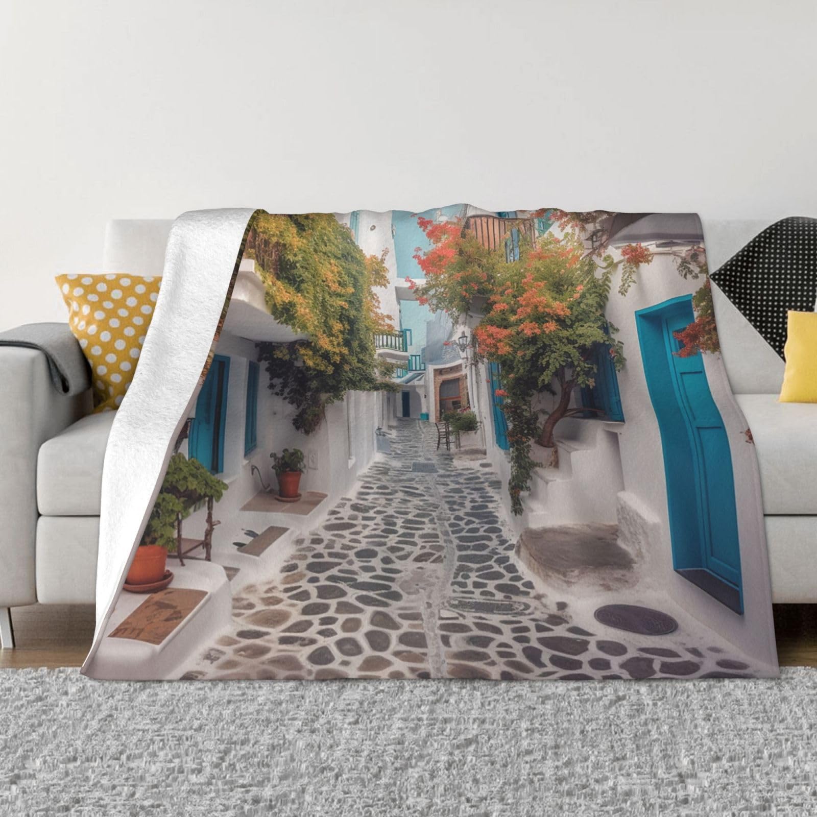 Couverture polaire chaude et légère, plaid canapé durable