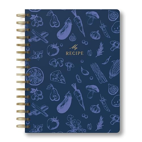 Jotsome Recipe Journal, 6.5" X 8.5" Blank Recipe Book, 100