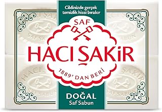 Hacı Şakir Doğal Geleneksel Beyaz Sabun (4 x 200 g)