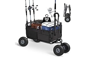 Polar Aurora Fishing Tackle Cart: Adventure-Ready Organizer for Anglers