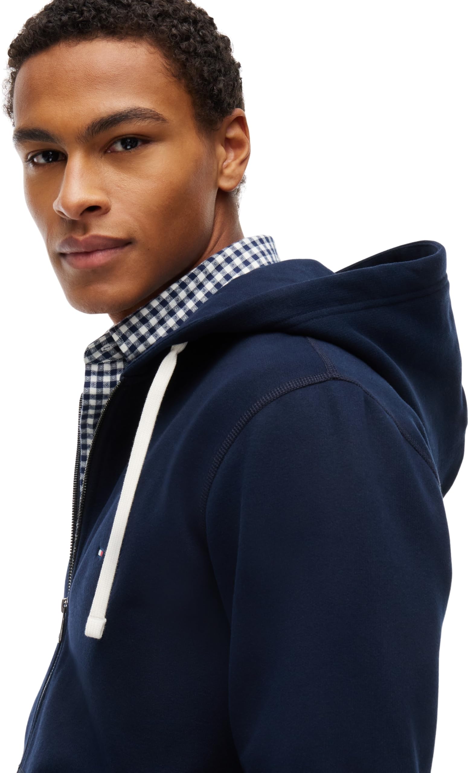 Tommy Hilfiger Essential Fleece Hooded Reg Zt Mw0mw44931 Sudadera con Capucha y Cremallera Hombre