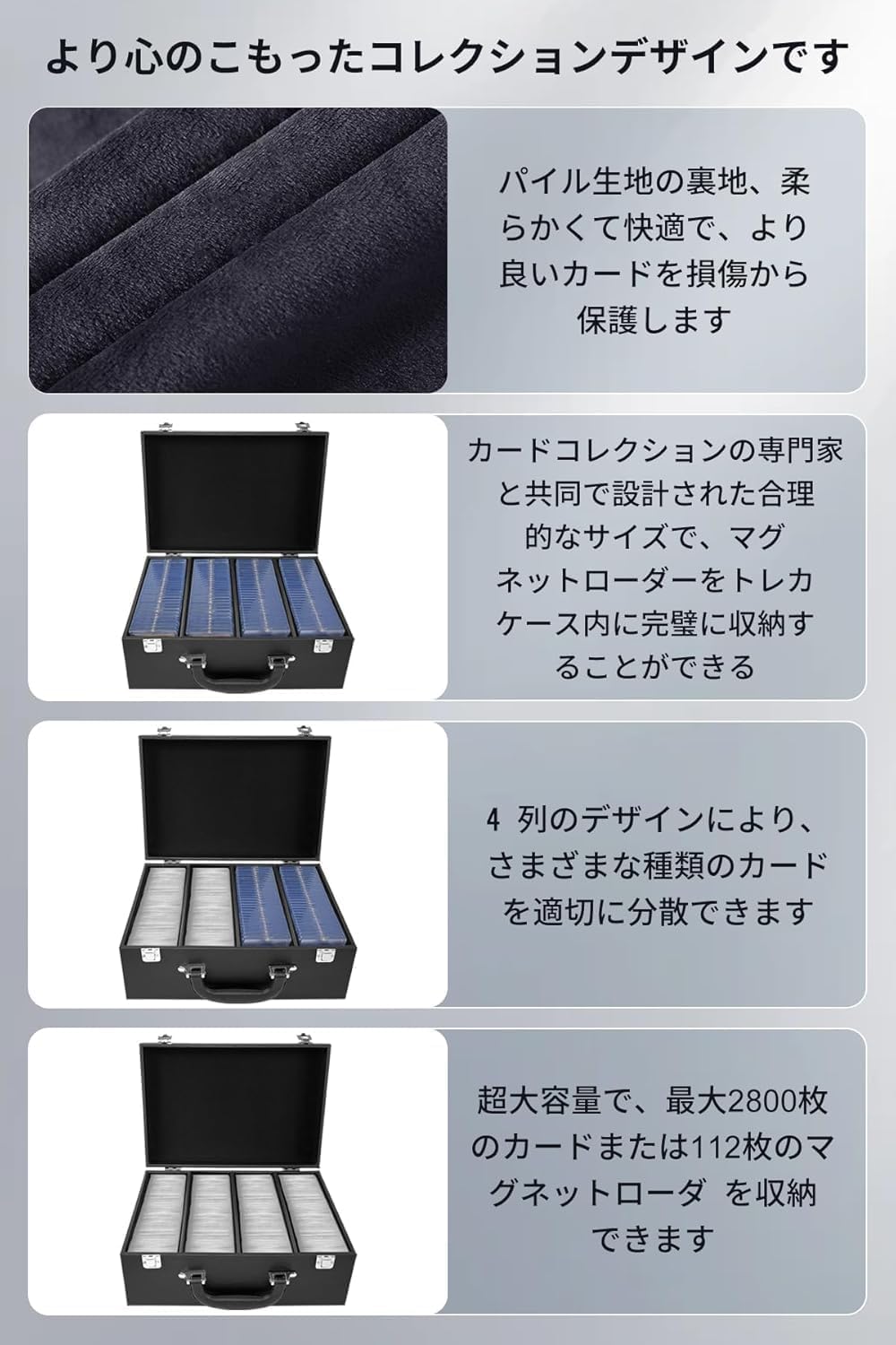 Amazon.co.jp: HG CHASING TRIBE デッキケース トレカケース 3300枚の