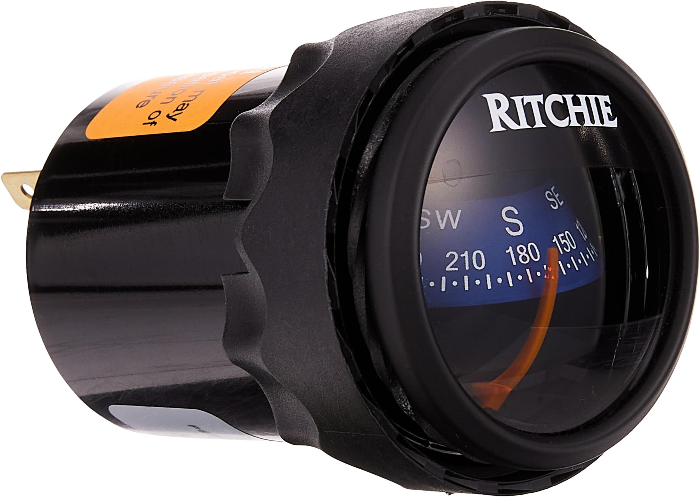 RITCHIE COMPASSES X21BU Compass Dash Mount, 2" Dial, Black/Blue