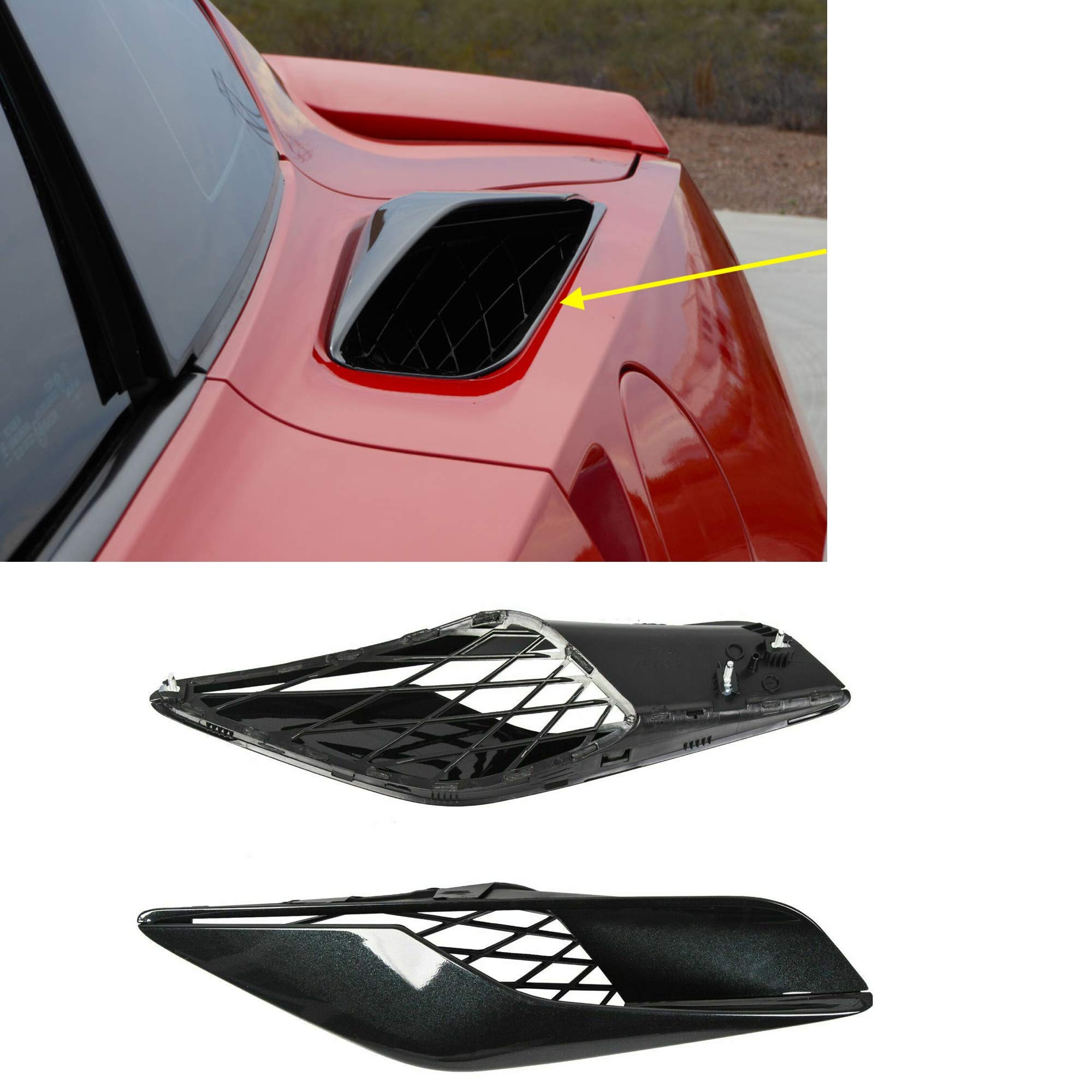Amazon.com: Generic Rear Upper Quarter Panel Scoop Z07 Style Vents