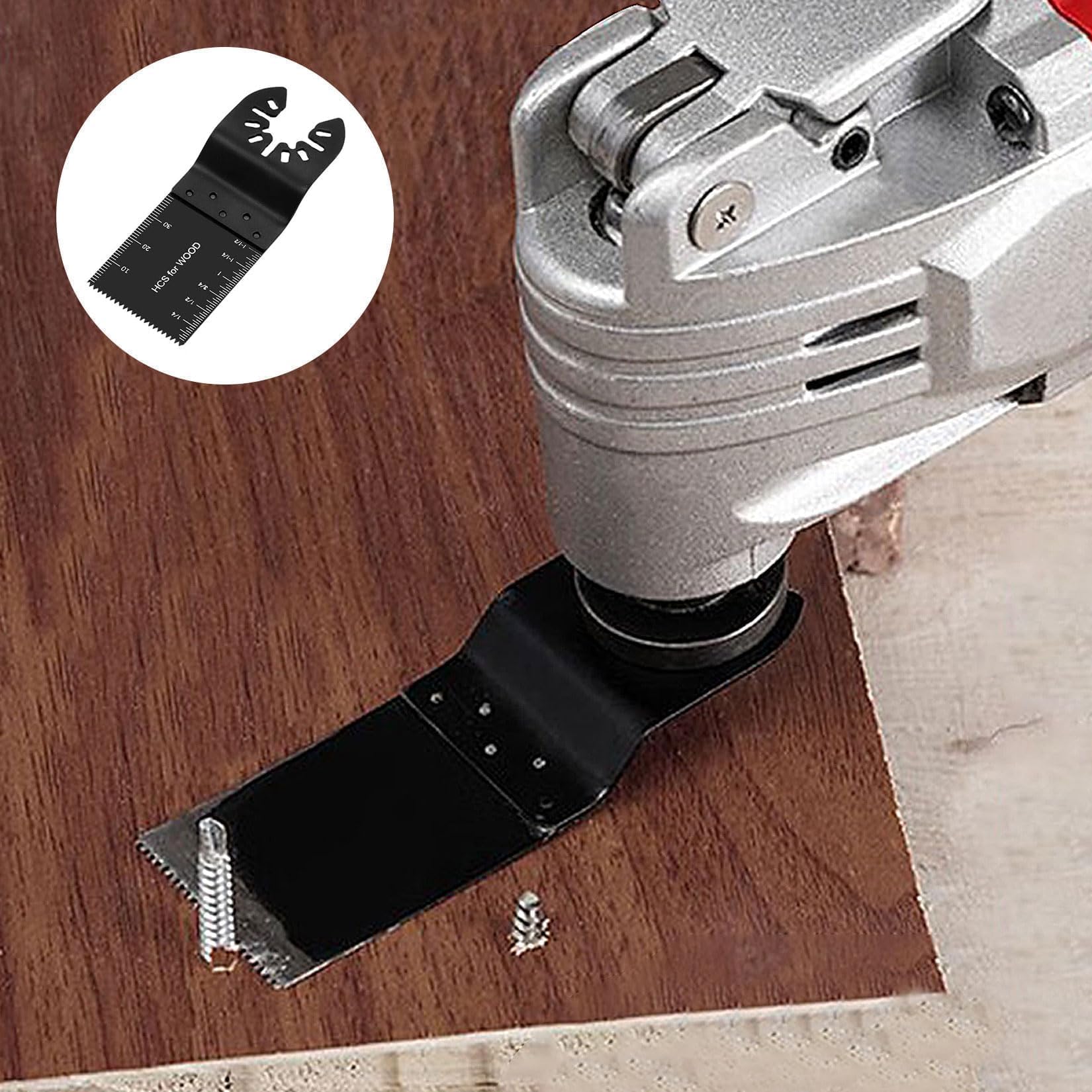 15 PzLame Multifunzione Oscillante, 34mm Lame Utensile Multifunzione Oscillante, Lame Oscillanti Accessori Attacco Rapido per Multi Tool Legno Plastica Metallo PVC