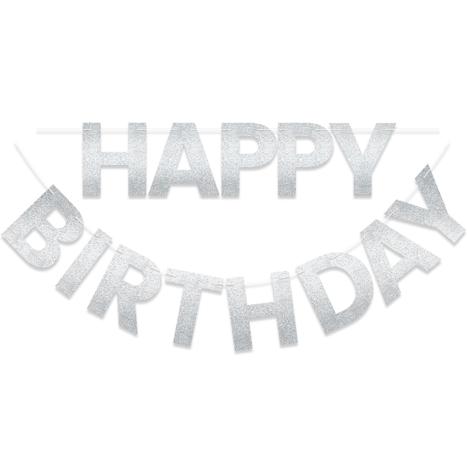 Birthday Diamond Banner Silver