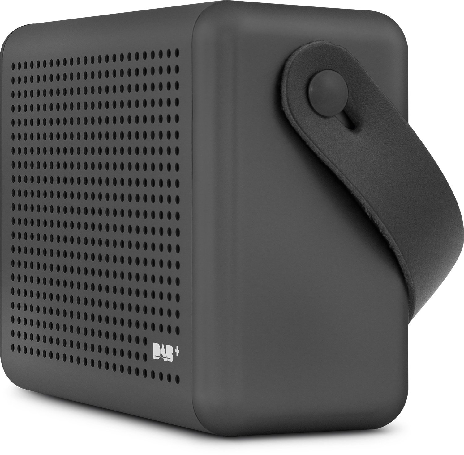 Nordmende Transita 110 - Radio digitale DAB+ e FM portatile (Scatola musicale portatile con display OLED, Radio da esterno con maniglia per il trasporto e orologio), antracite