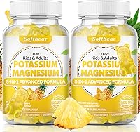 Vista 32 de softbear Sugar Free Potassium Magnesium Gummies for Adults Kids, High Absorption Potassium Supplement Gummies Supports Leg Cramps & Muscle & Immune