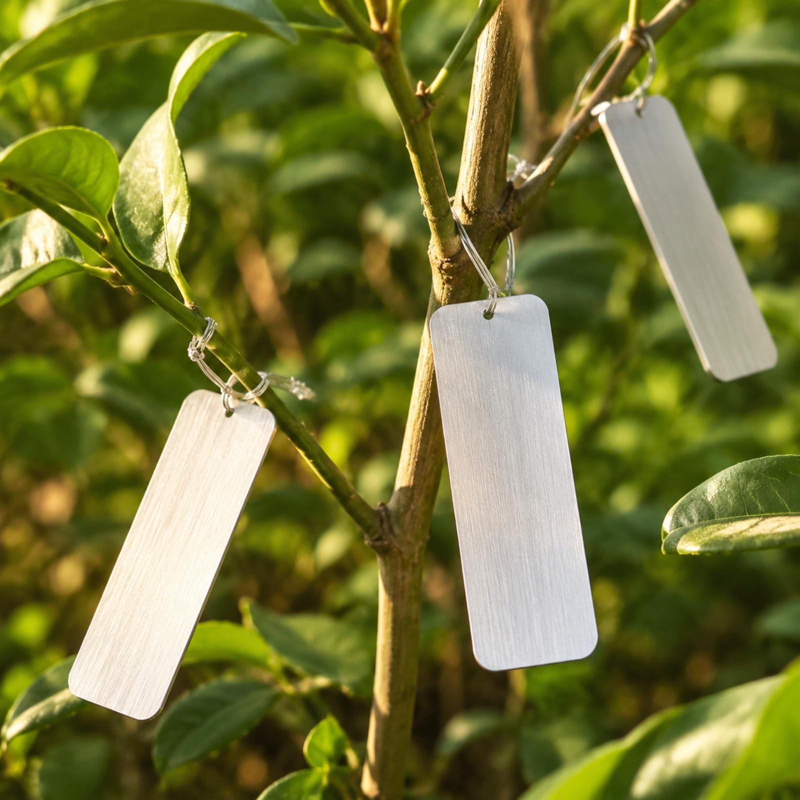 Etichette per Piante con Filo di Ferro | Da Appendere, Durevoli, Etichette per Piante con Doppio Occhiello, Giardinieri