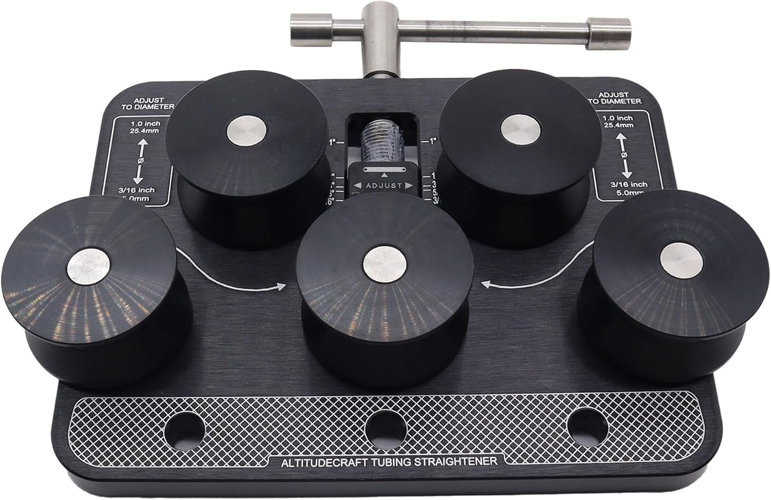 Tubing/Brake Line Straightener Compatible with 3/16" - 1.0" Diameters, Fuel Line, Soft Aluminum, and Copper Tubing