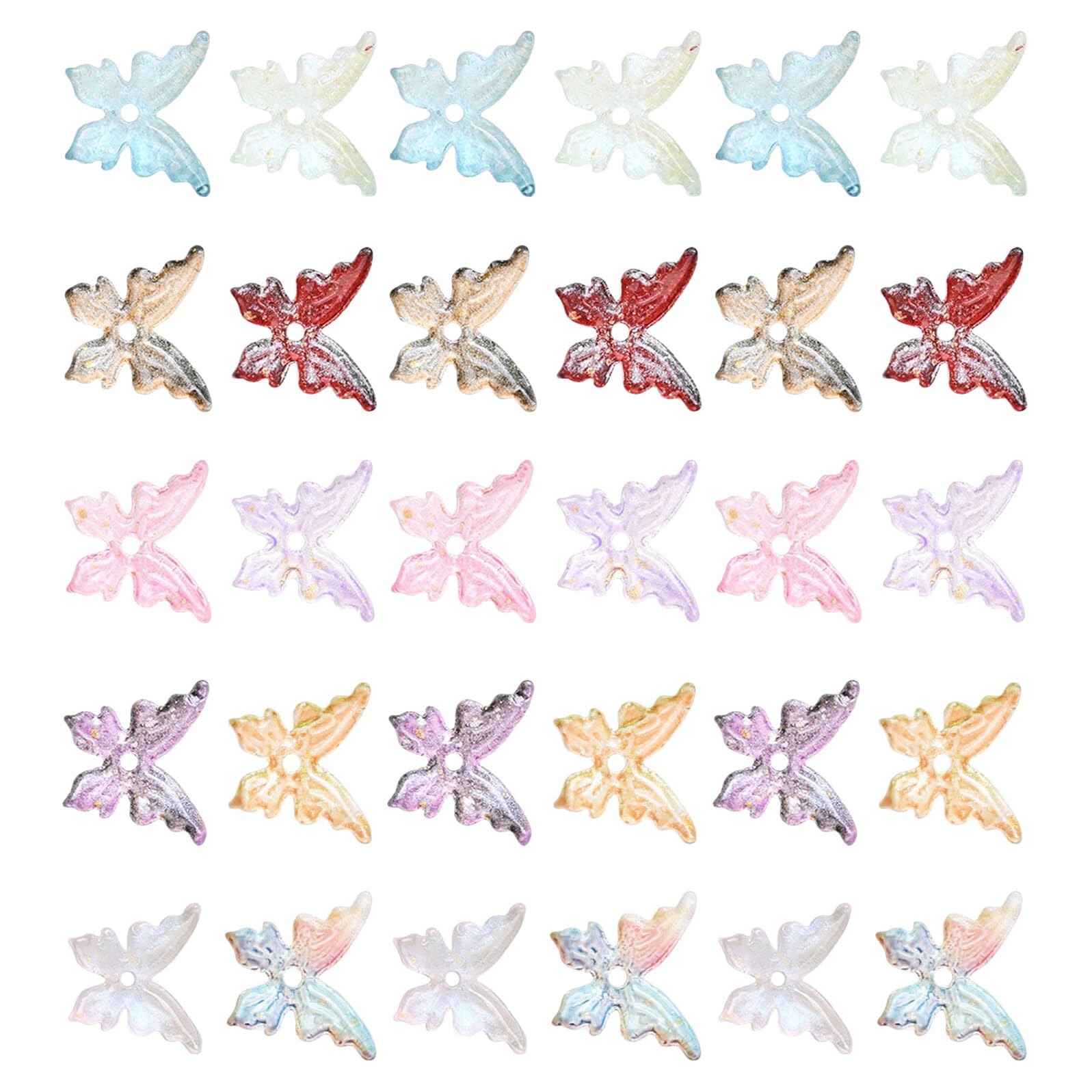 Cuentas de vidrio para collares surtido multicolor de 200 g para accesorios artesanales 8