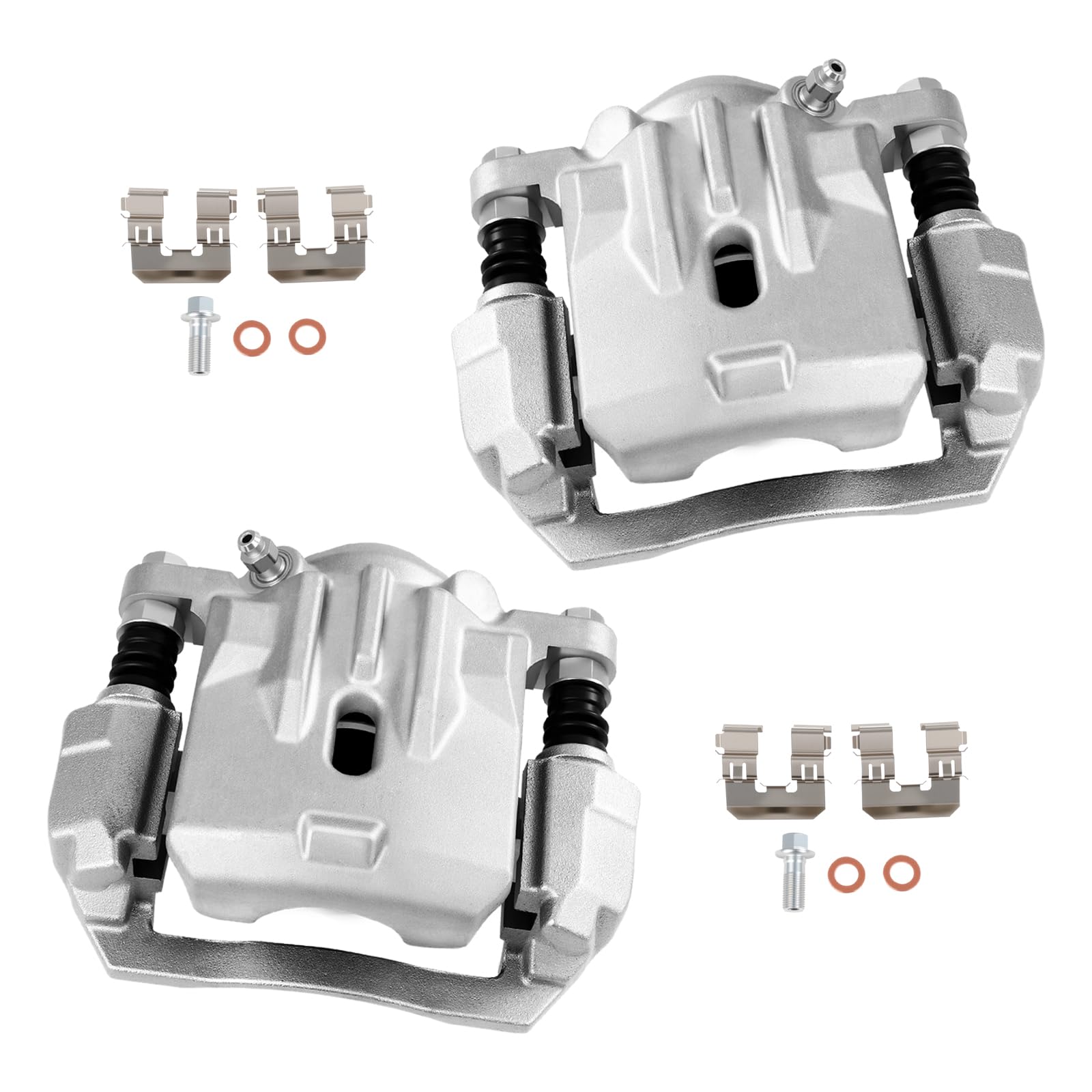 cciyu Rear Left &amp; Right Disc Brake Calipers With Bracket 19B3225 19B3224