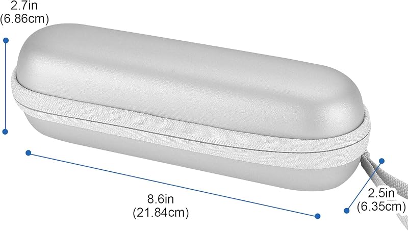 ProCase Elektromos Fogkefe Tok Oral-B és Philips Sonicare Utazáshoz Ezüst