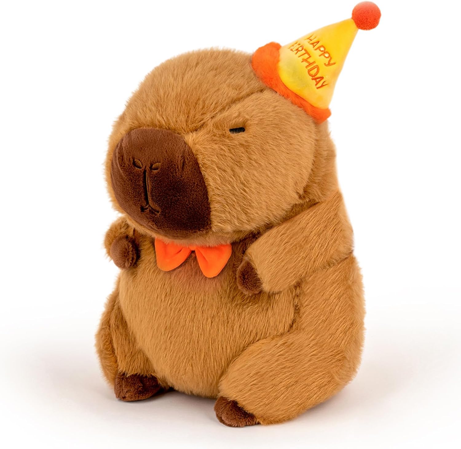 Valentines Capybara Stuffed Animals with Shell Bag Anniversary Birthday Gift for Girls Boy Kids (9in)