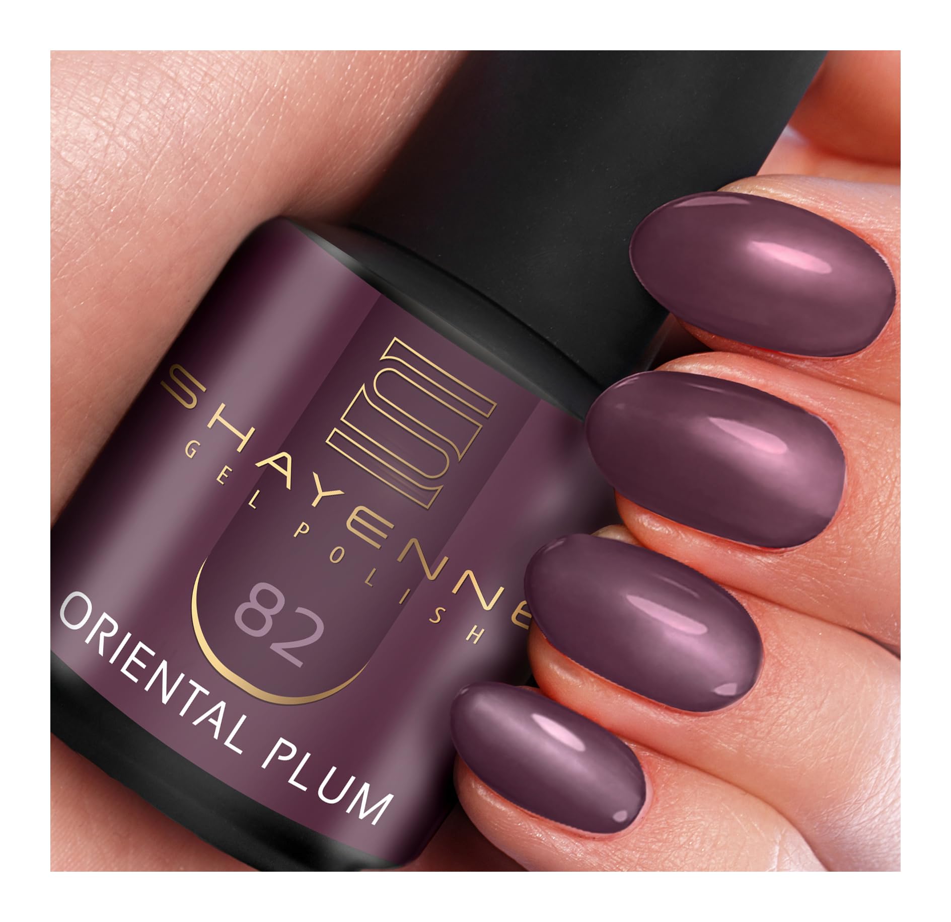 SHAYENNE UV Gel Nagellack Schwarz 15ml – 63 Black Diamond Gl