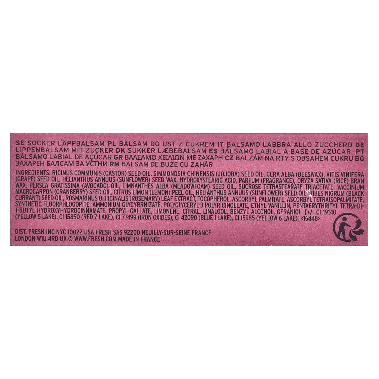 Fresh Sugar Lip Treatment Plum Tinted Balm, 0.5 oz