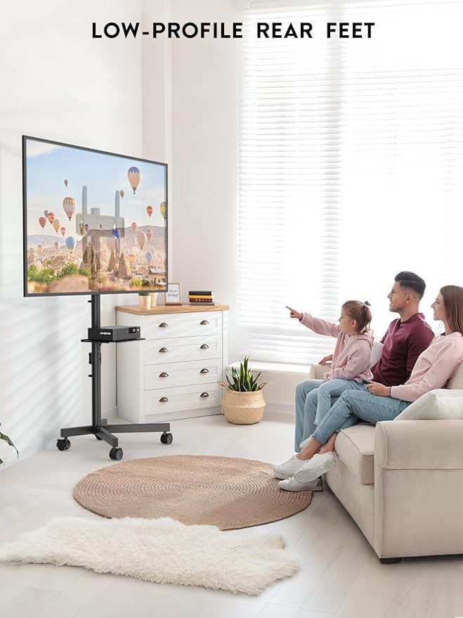 Soporte Móvil para TV BONTEC 23-65 Pulgadas con Ruedas miniatura 9
