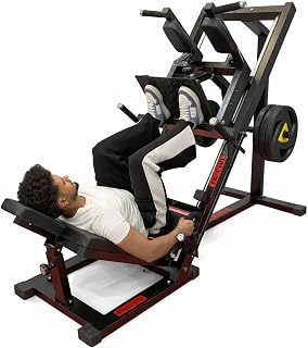 TheCriff Legpress Hack Squat Gym Machine | Leg Workout Equipment | Heavy-Duty Lower Body Workout Legpress for Calfs, Harms... Price In India