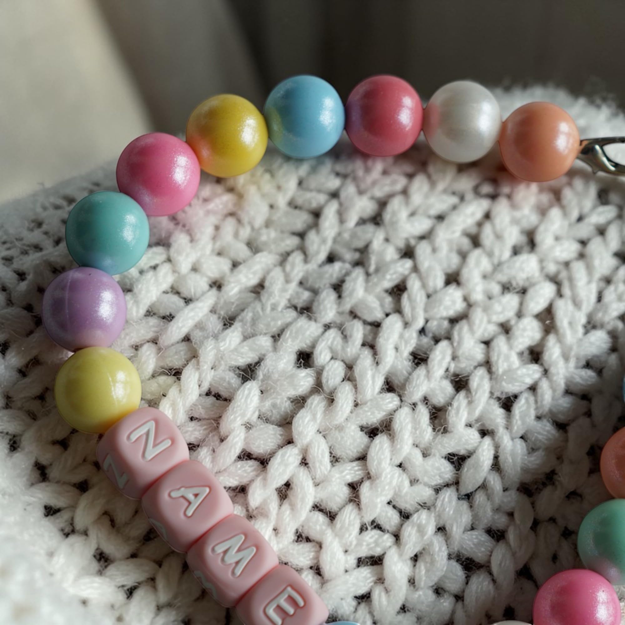 Collare per cani con perline in silicone personalizzato con nome, gioiello per animali domestici, collana per cani color caramella, braccialetto dell'amicizia, regalo per cani, gatti, amanti degli