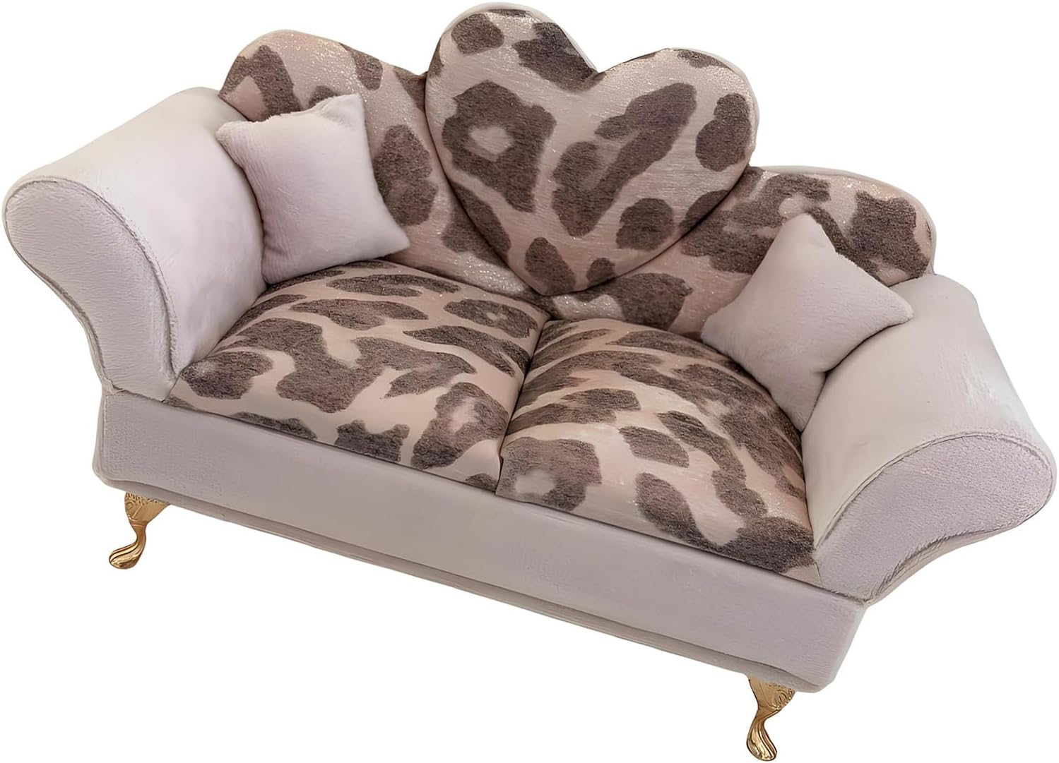 Velvets Jewelry Organizer with Leopard, Chaise Longue
