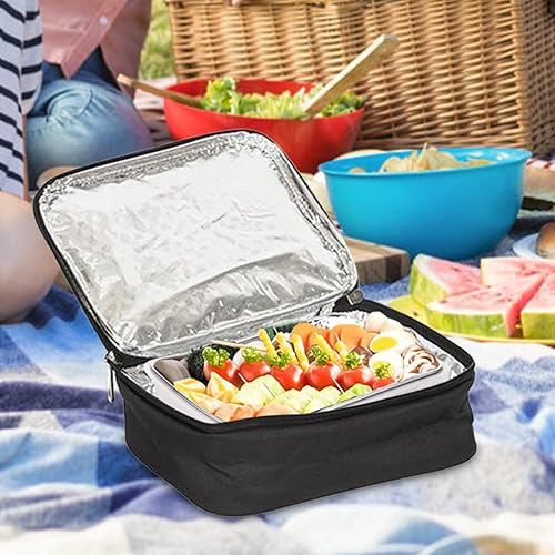 Miniatura 9 de Calentador de alimentos eléctrico para coche, calentador personal portátil para picnic, oficina, viaje por carretera, camping