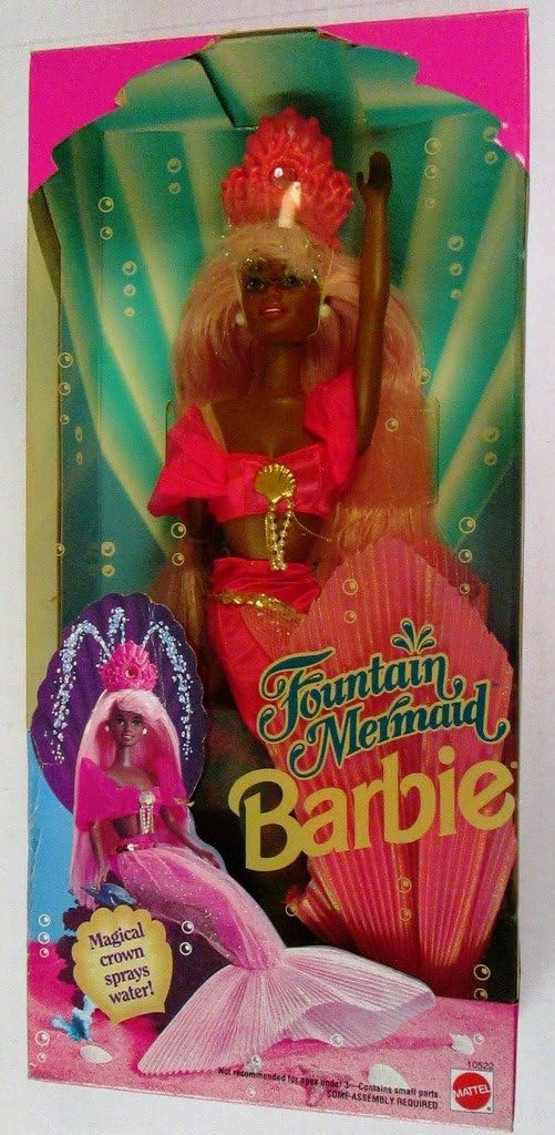 Fountain Mermaid Barbie African American Doll