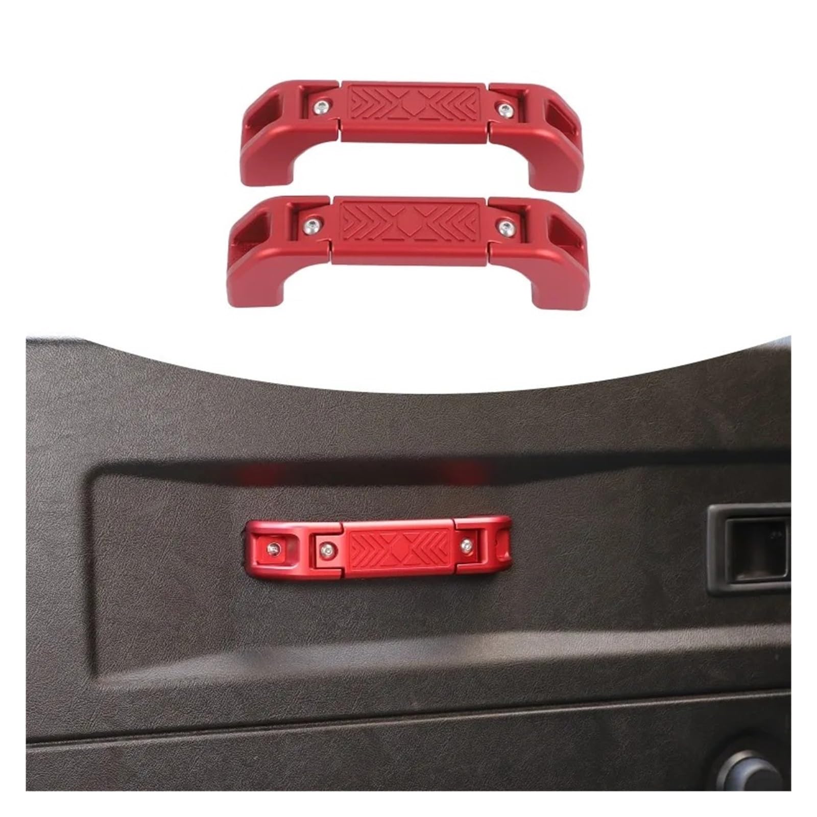 AJHJET Interior Upgrade for Land for Rover for Defender 90 110 130 2004-2018 Aluminum Alloy Car Interior Door Handle Accessories Replacement Parts