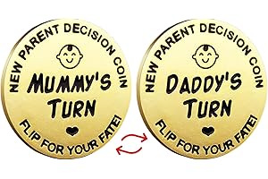 Fathers Day New Baby Gifts -Perfect Keepsake Coin for New Mom & Dad