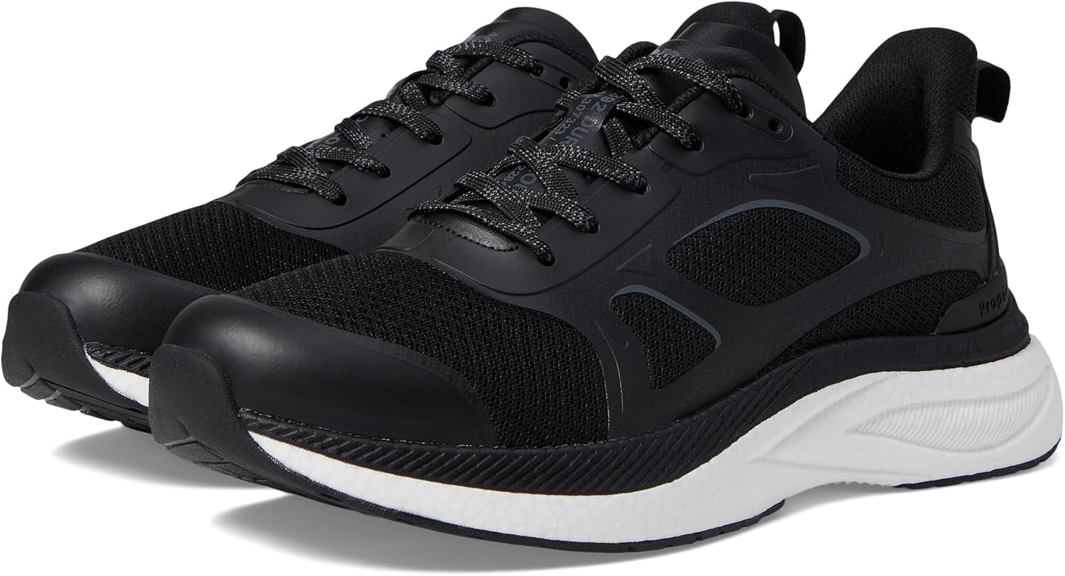 Propet Mens 392 Durocloud Walking Walking Sneakers Shoes - Black