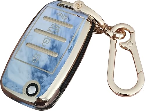 BINOWEN Funda para llavero Kia, protector de TPU para llavero de Kia, protector de carcasa de TPU para control remoto sin llave, soporte inteligente