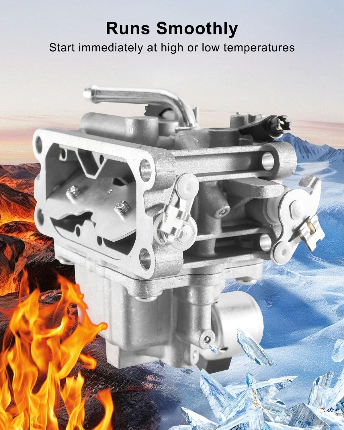 Carburetor Carb Fit for B&S 611477 613477 Engine, Tune Up Kit Replace 845273 845032 844172 842097