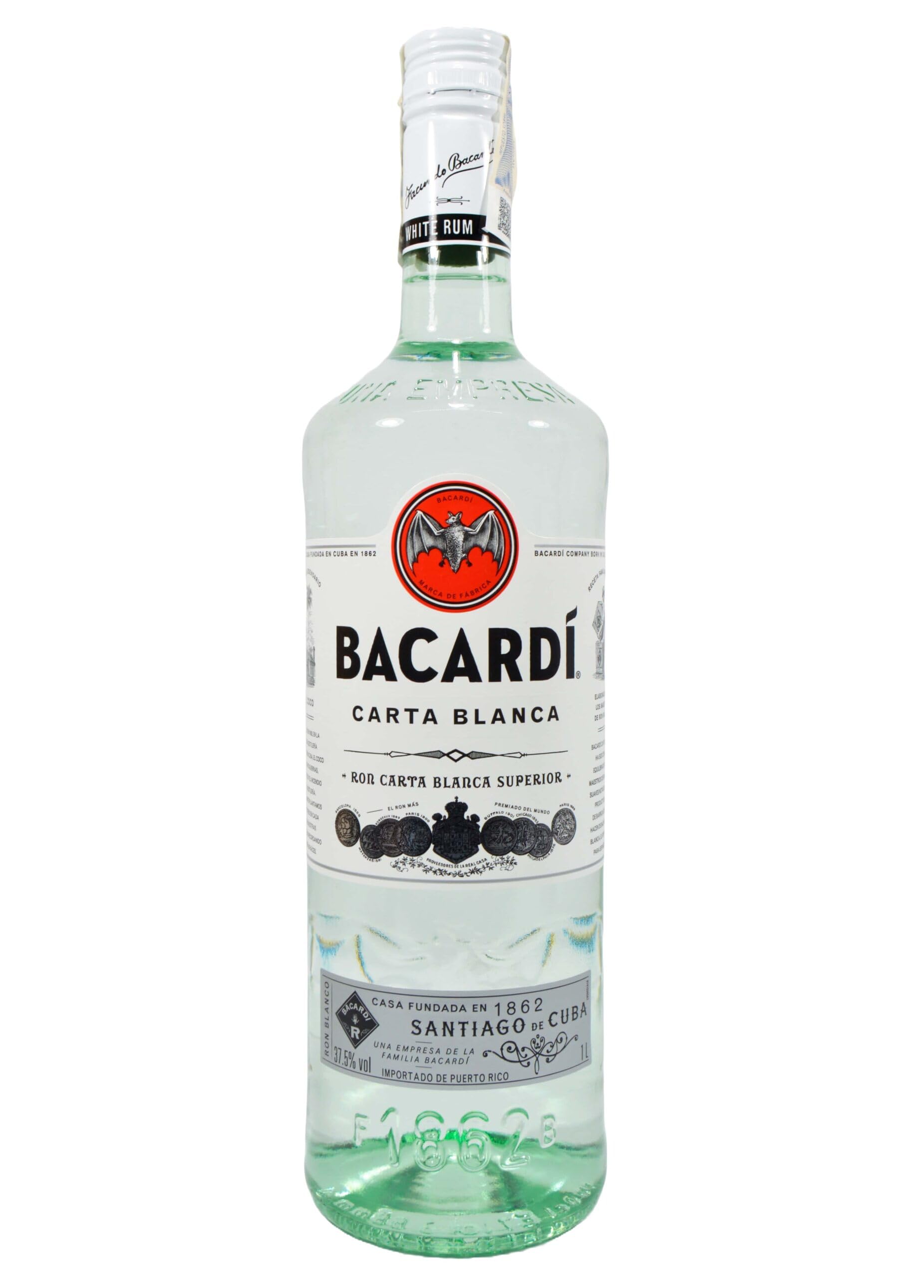 Bacardi Carta Blanca Ron SUPERIOR 1 L